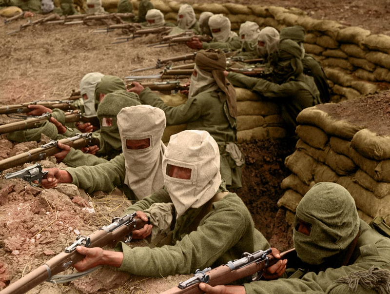 Illustration for article titled Black And White Photos From The First World War, Now In Color